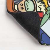 机の上の混乱 マウスパッド (コーナー)