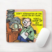 机の上の混乱 マウスパッド (マウス)