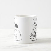 机の上頼でクロスワ救済ーの愛好家 コーヒーマグカップ (中央)