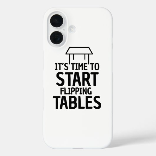 机をひっくり返すスマホケース Case-Mate iPhoneケース (裏面)