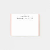 机エレガントからフェミニンの赤面ピンク ポストイット (正面)