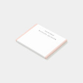 机エレガントからフェミニンの赤面ピンク ポストイット (アングル)