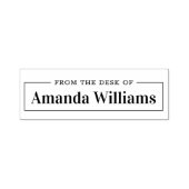 机エレガントシンプルからの セルフインキングスタンプ (デザイン)