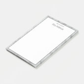 机エレガントフェイクの上の灰色の大理石 ポストイット (アングル)