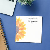 机カスタマイズのヒマワリ ポストイット