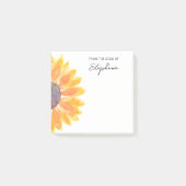 机カスタマイズのヒマワリ ポストイット (正面)