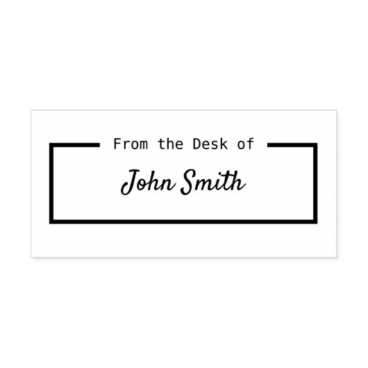 机カスタムパーソナライズされたからの セルフインキングスタンプ (デザイン)