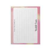 机カラフルモダンからのトレンディー勾配 ノートパッド (回転)