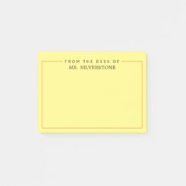 机パーソナライズされたからの先生 ポストイット