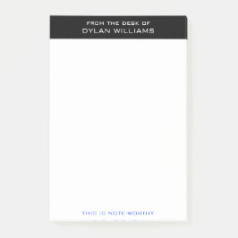 机パーソナライズされたモダンのミニマル主義者 ポストイット