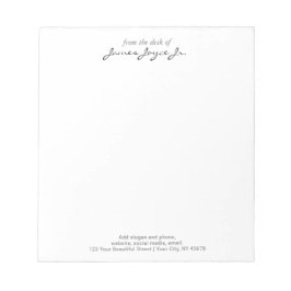 机モダンから手スタイリッシュ書きで ノートパッド