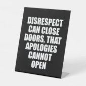 机感動的用看板 台座サイン (正面)