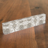 机用ネームプレート デスクネームプレート (側面)