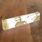 机用ネームプレート デスクネームプレート (側面)