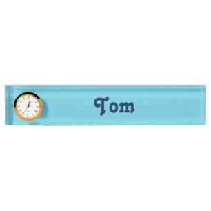 机用ネームプレート Tom デスクネームプレート