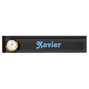 机用ネームプレート Xavier デスクネームプレート