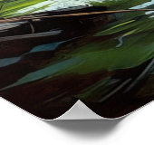 朽ち果てた木製のボートの沼地への投降 ポスター (角)