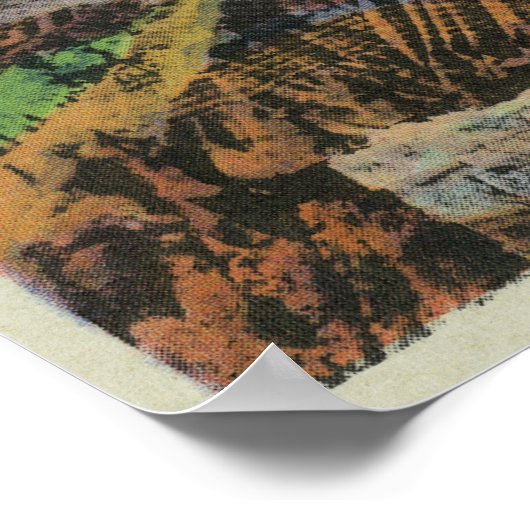 杉の破断図 ポスター (角)