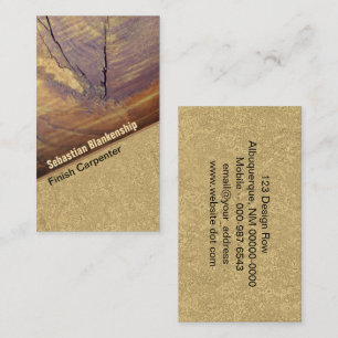 杉木結びクローズアップ写真大工 名刺