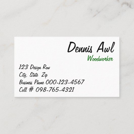 杉木結び写真 名刺 (裏面)