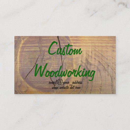 杉木結び写真 名刺 (正面)