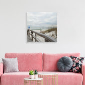 杉立ホワイトサンズへのボードウォーク キャンバスプリント (インサイチュ (リビング))