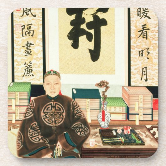 李代理Yingの素晴らしい皇后Tzu Hsiのポートレート コースター (正面)