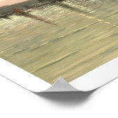 李像の前の定期船とその他の船 ポスター (角)