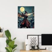 李氏女武術 – 韓国歴史学 ポスター (ホームオフィス)