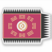 李氏朝鮮国旗 シール (正面)