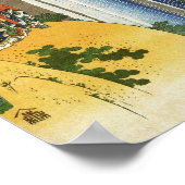 李浦アットウォーターフォールローシャン北斎ファインアート ポスター (角)