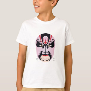李紅を構成する北京オペラ Tシャツ