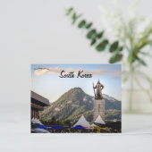 李舜臣像韓国 ポストカード (スタンド正面)