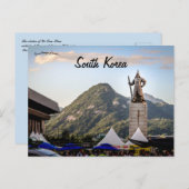 李舜臣像韓国 ポストカード (正面/裏面)