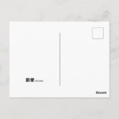 李里鹿と蝶_ ポストカード (裏面)