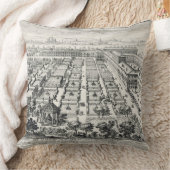 「李Giardini di RomからのQuirinaleの庭、 クッション (ブランケット)