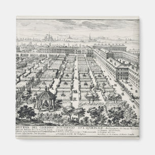 「李Giardini di RomからのQuirinaleの庭、 マグネット