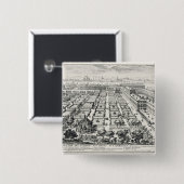 「李Giardini di RomからのQuirinaleの庭、 缶バッジ (正面&裏面)
