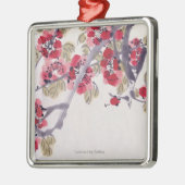 杏子の花 メタルオーナメント (左)