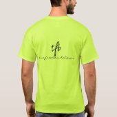 材料だけの家庭　男女兼用 Tシャツ (裏面)