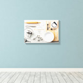 材料とツール1 キャンバスプリント (インサイチュ (ウッドフロア))