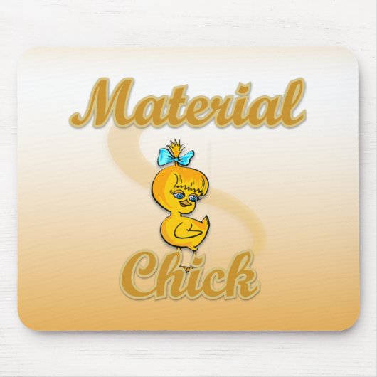 材料のクリック マウスパッド (正面)