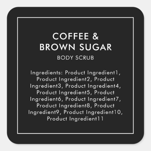 材料の編モダン集カラーリストのラベル スクエアシール (正面)