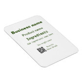 材料を追加する製品名の重量スキャンQ R詳細 マグネット (右側)