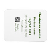 材料を追加する製品名の重量スキャンQ R詳細 マグネット (横)