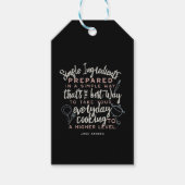 材料シンプル及び日常的料理引用文 ギフトタグ (正面)