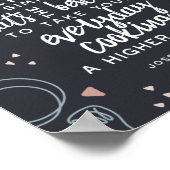 材料シンプル及び日常的料理引用文 ポスター (角)