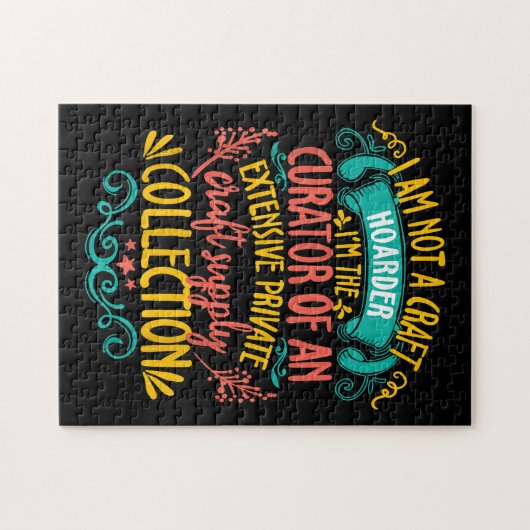 材料供給用クロシェのクラフト用ホアダー ジグソーパズル (横)