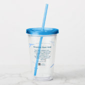 材料名の追加ビジネス名WebサイトQRコード アクリルタンブラー (裏面)