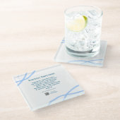 材料名の追加ビジネス名WebサイトQRコード ガラスコースター (アングル)